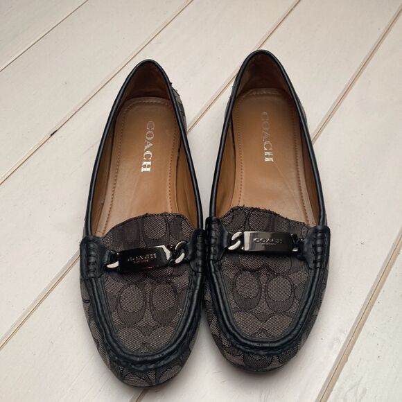 Coach Black and Brown Loafers - Picture 9 of 13